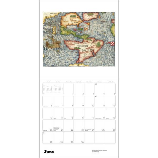 Antique Maps Calendar 2027, Wall Calendars, Month To View, History & Literature, Gift