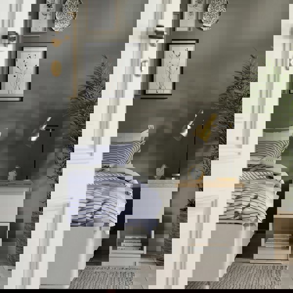 Furniture To Go Naia Bedside 1 Drawer 1 Shelf in Cashmere Jackson Hickory