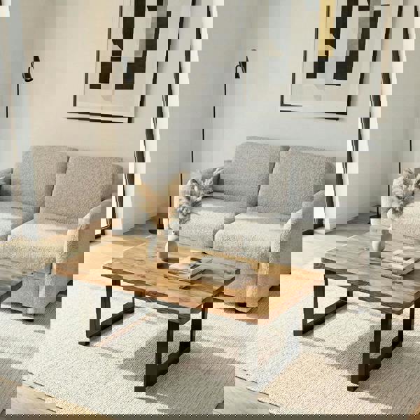 TRL Furniture Sleek & Slender Rustic Coffee Table