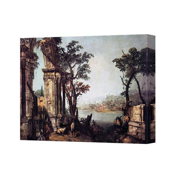 Benjamin Tate Design Classic Landscape Canvas Wall Art Print 3627 Scenic Painting