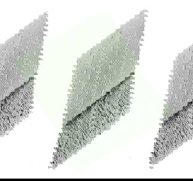 Anyhouz Anycozy Gray Faux Cashmere Throw Blanket Diamond Knit 130x180cm