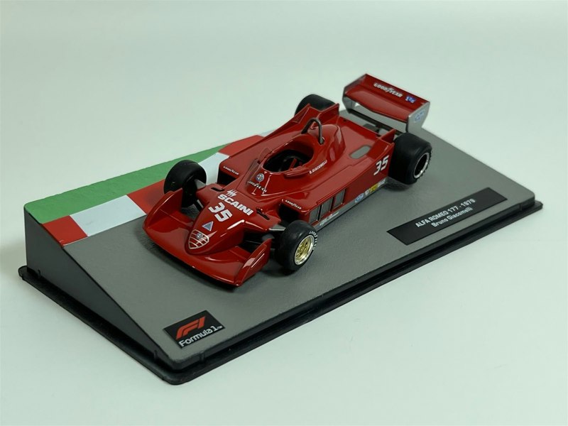 F1 Collection Bruno Giacomelli Alfa Romeo 177 1979 1:43 Scale