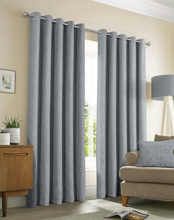 Sundour Amberley Chenille Eyelet Curtains