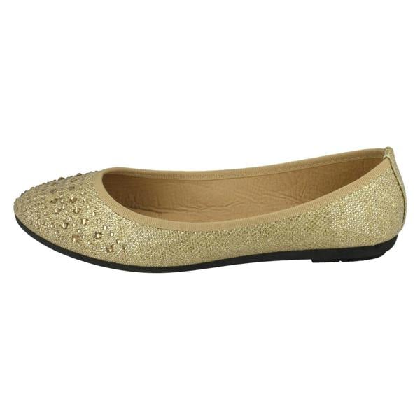 Spot On Ladies Spot On Flat Ballerinas