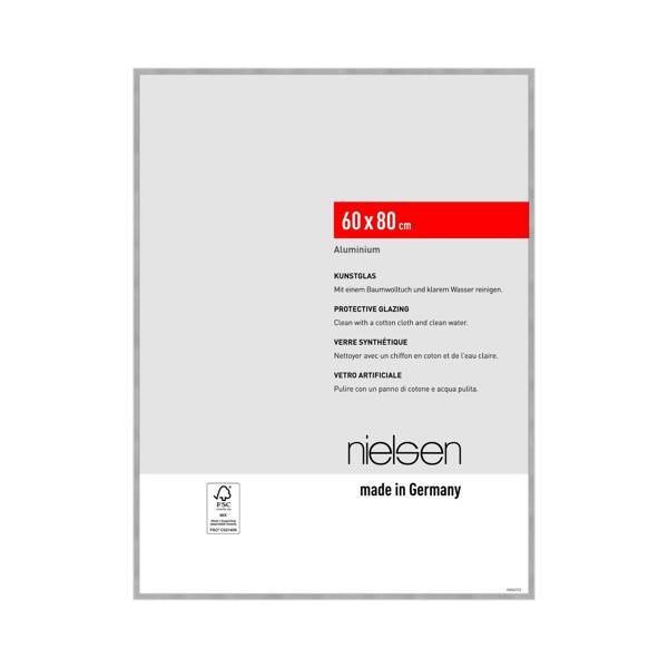 nielsen Atlanta Aluminium Picture Frame - Frosted Silver
