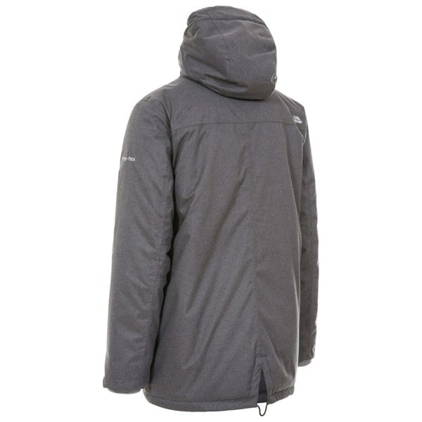 Trespass Mens Glover Waterproof Jacket - Dark Grey Marl