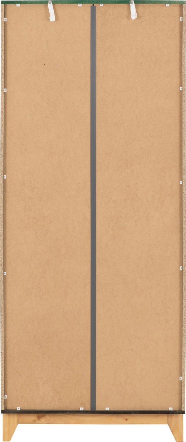 Seconique Cleveland 2 Door Double Wardrobe