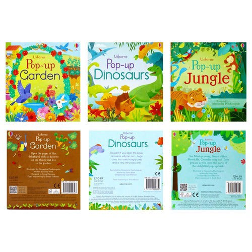 Usborne Publishing Ltd Usborne Pop Up Collection 3 books Set By Fiona Watt