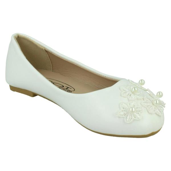 Spot On Girls Spot On Smart Casual Ballerina Shoes H2689
