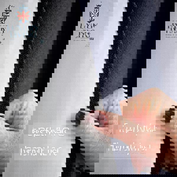 Luxury Living Velvet Chenille Thermal Fleece Lined Single Eyelet Door Curtain