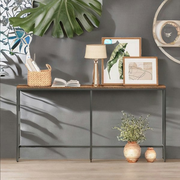 Rafaelo Mobilia 180CM Wide Narrow & Slim Console Table For Hallway