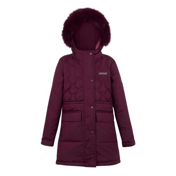 Regatta Childrens/Kids Fabrizia II Quilted Jacket - Fig - 