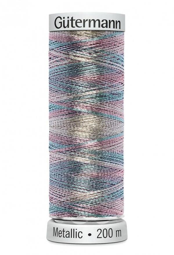 Gutermann Sulky Metallic Embroidery Thread 200m Polyamide, Polyester Thread Suitable For Embroidery