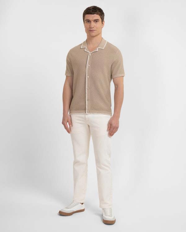 Steel & Jelly Morden - Honeycomb Knit Short Sleeve Shirt