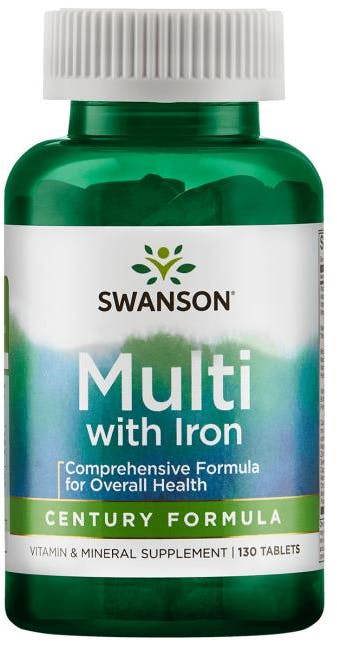 Swanson Multi with Iron - Century Formula - 130 tabs