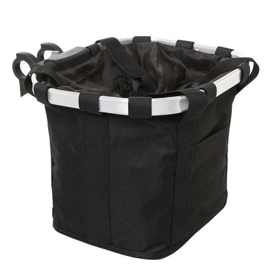 Havendro Bicycle Front Basket Foldable Bike Handlebar Bag Pet Carrier Frame Storage Pack
