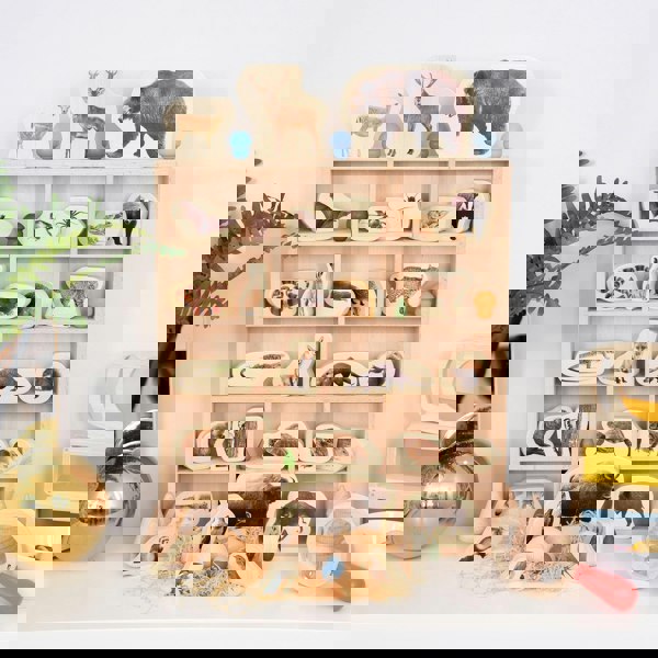 tickit Wooden Sorting Tray - 14 way