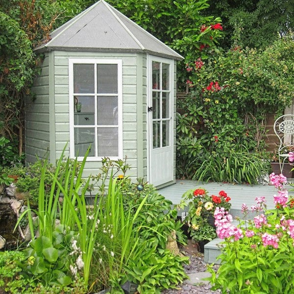 Shire Gazebo Hexagonal Summerhouse 6x6 12mm Cladding - Best Shed