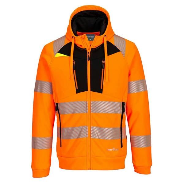 DX4 Hi-Vis Zip Hoodie Portwest