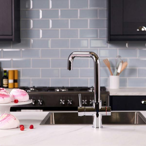 Impromta 4 in 1 Biometric Boiling Water Tap | Polished Chrome Finish