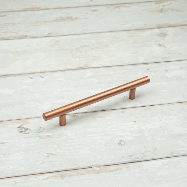 Handle & Home Antique Copper Bar Handle