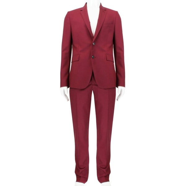 Paul Smith tailored Kensington Fit suit in a claret tone