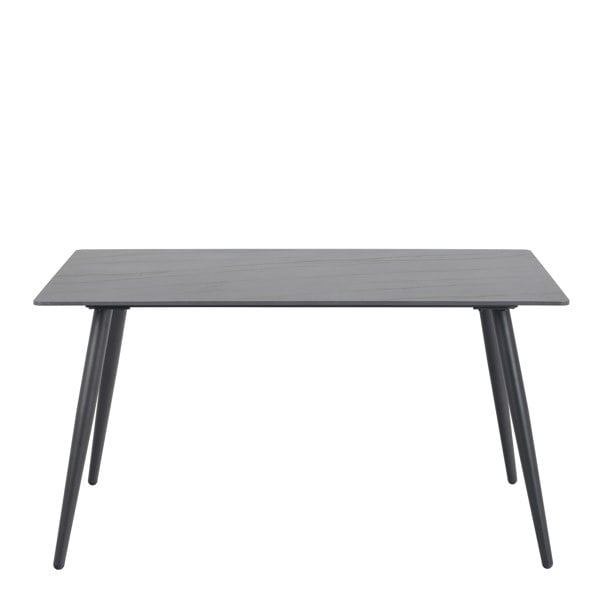 Furniture To Go Wicklow Ceramic Dining Table in Black