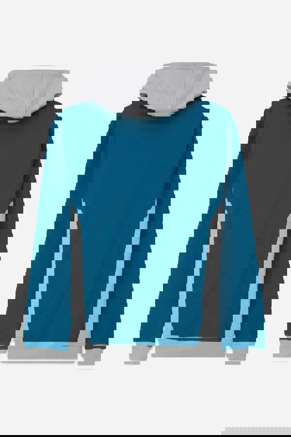 ENORSIA Mens Flock Print Overhead Hoodie