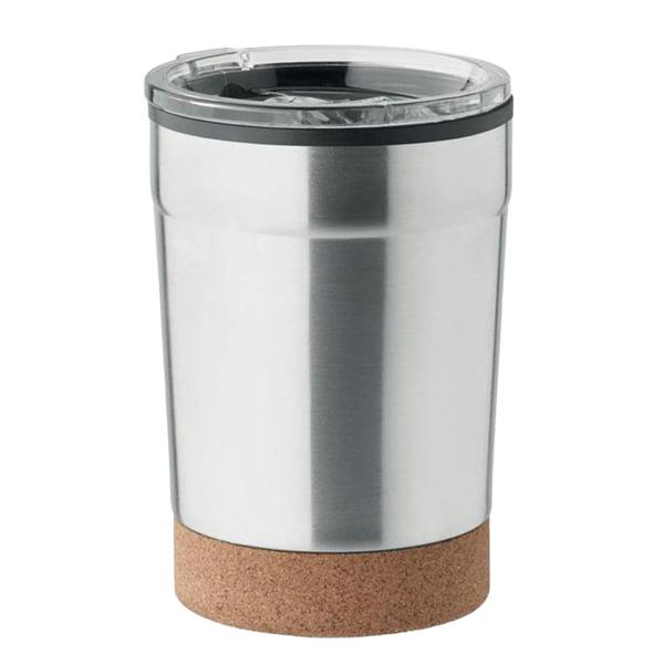 MidOcean Nomu Cork 300ml Tumbler - Matt Silver - 