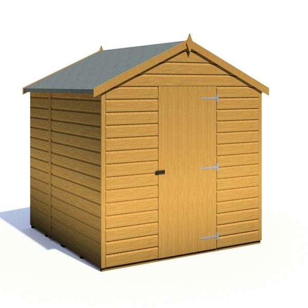 Shire Faroe 6x6 12mm interlock Clad wooden Shed