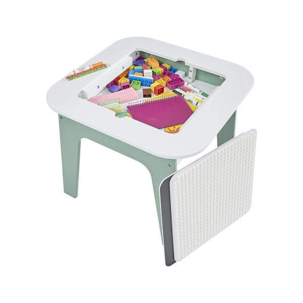 Liberty House Toys Kids 4-in-1 Play Table and Two Chairs Set