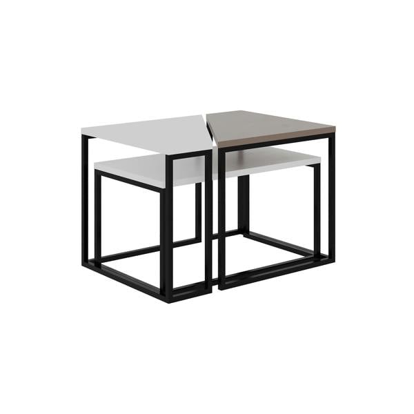 Decortie Ohlady Modern Coffee Table White Multipurpose  H 41.8cm
