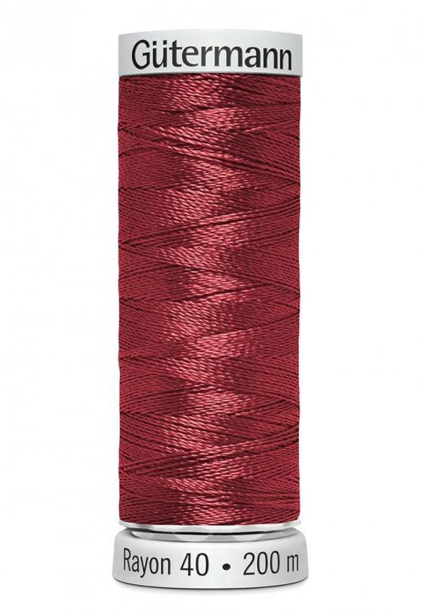 Gutermann No 40 Sulky Rayon Embroidery Thread 200m Rayon Thread Suitable For Embroidery