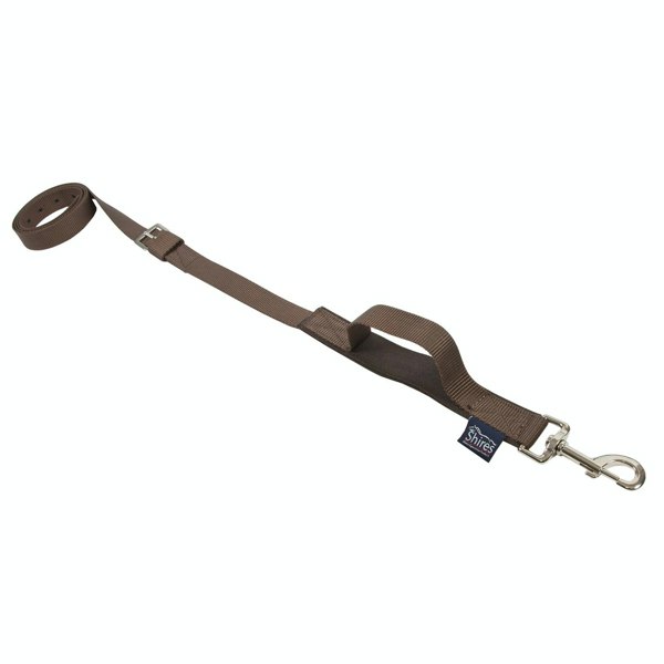 Shires Nylon Web Horse Side Reins (Pack of 2) - Brown