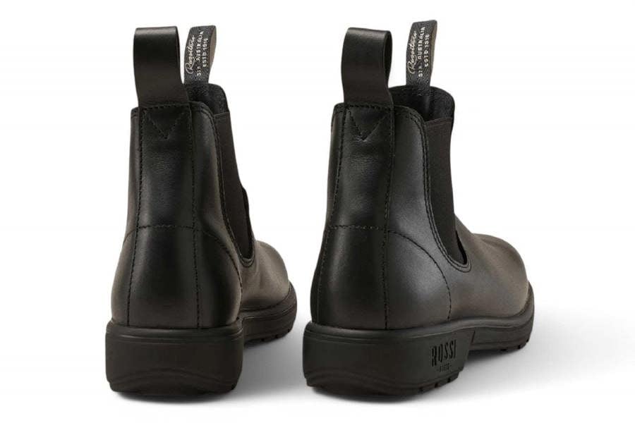 Rossi Boots Rossi 301 Endura Black Leather Chelsea Boots