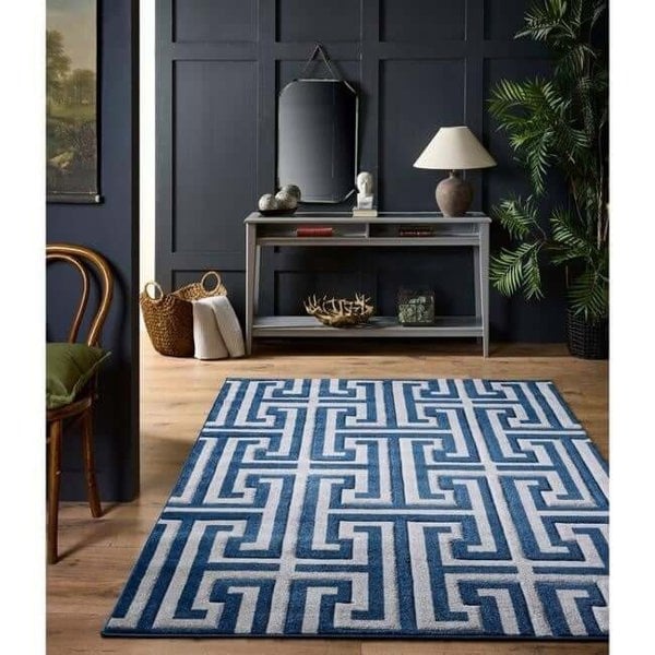 The Rugs Elegant Greek Key Geometric Rug | Durable & Stylish