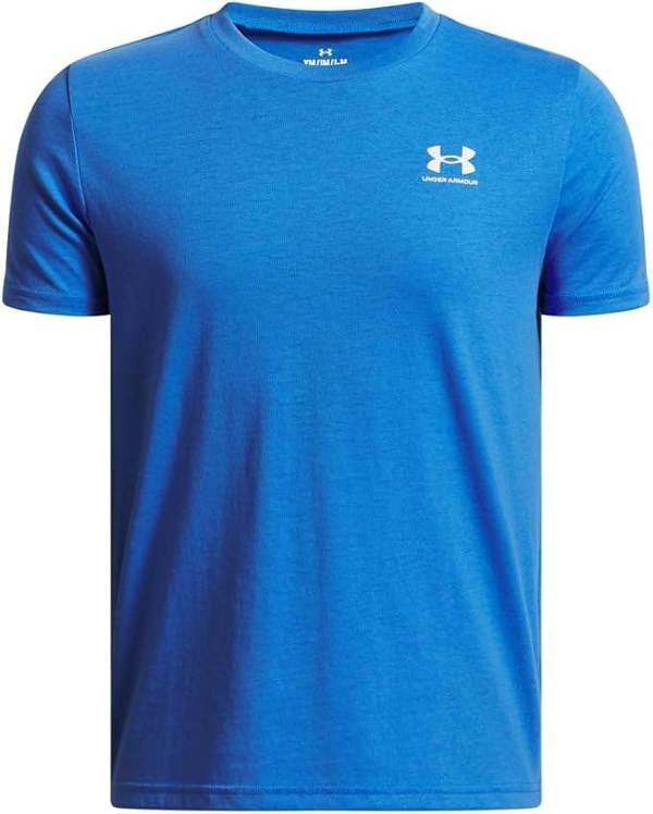 Under Armour UA Junior Cotton Sportstyle T Shirt Blue 1389962