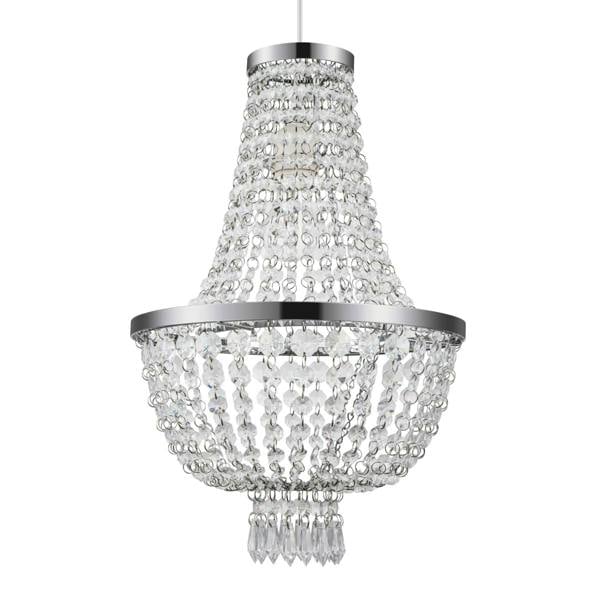 COSYLYTE Adelle 2-Tier Easyfit Beaded Lamp Shade