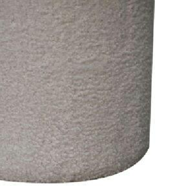Wyld Haus Sarlat White Boucle Mushroom Footstool