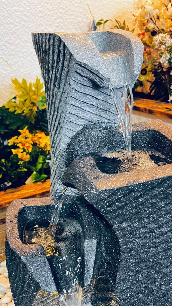 Tranquillity Water Features Monchrome Elegance Contemporary Water Feature