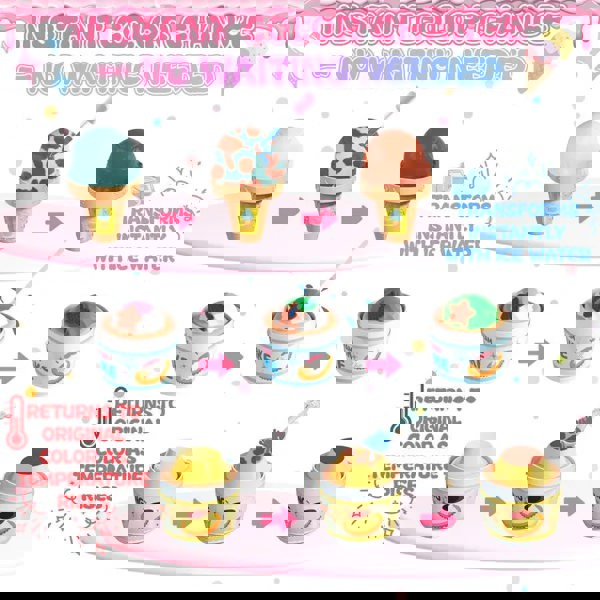 deAO Toys 2-in-1 Color Changing Dessert Maker Playset