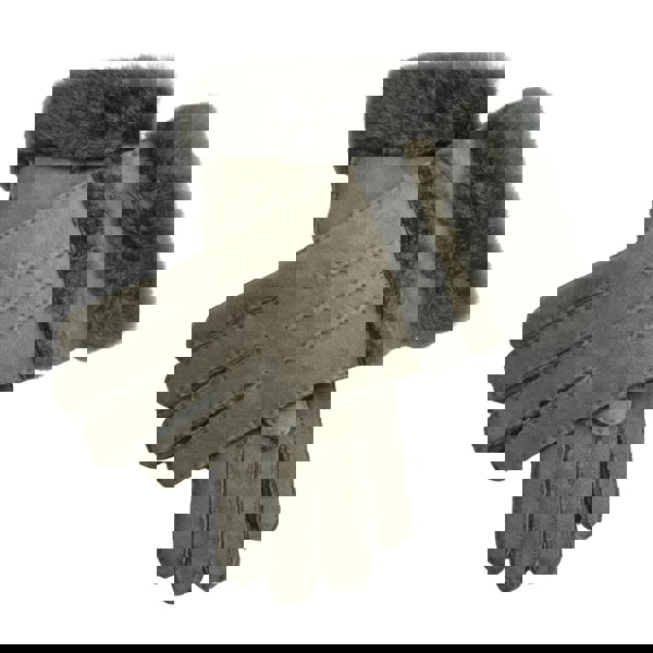 Infinity Leather Women’s Plush Cuff Suede Leather Gloves