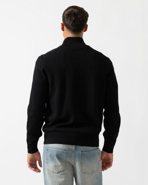 BOSS Orange Kanozip Mens Full Zip Jumper - Black 001