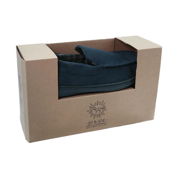 Jo & Joe PERTHSHIRE Mule Slippers   in  Navy