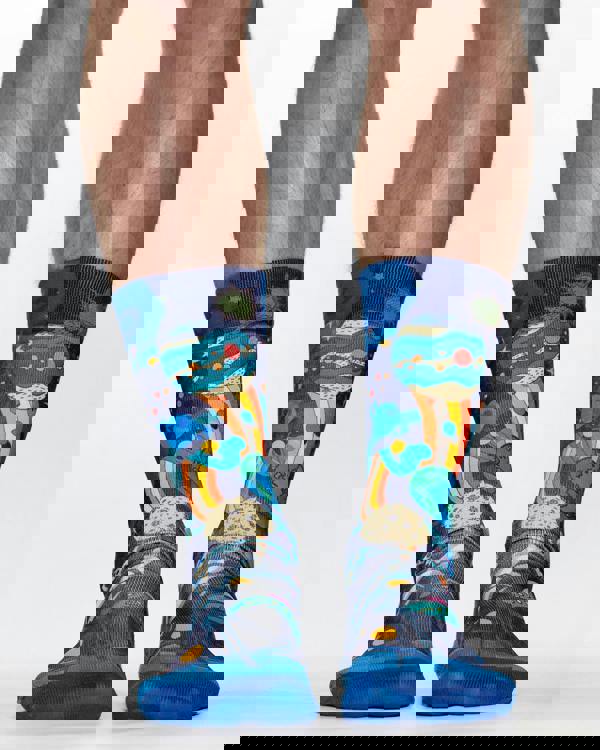 Jemsox Universe Space Design Socks | Cosmic, Trendy & Comfortable