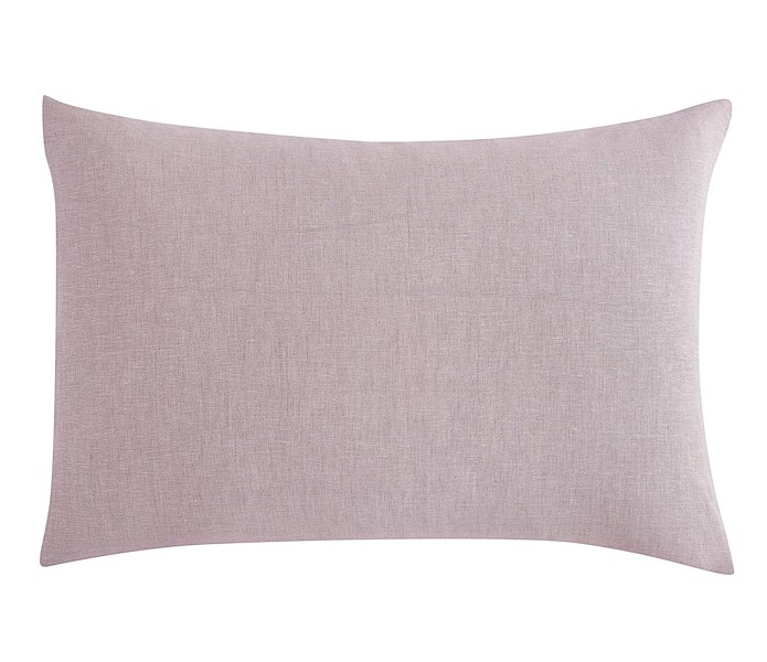 Lazy Linen Pillowcase Pair - Pink