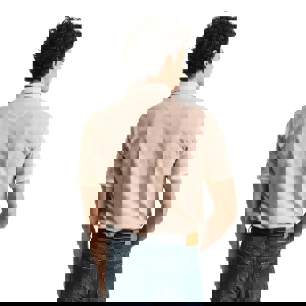 Gant Mens Pique Sun Faded Polo Shirt - Sand - 