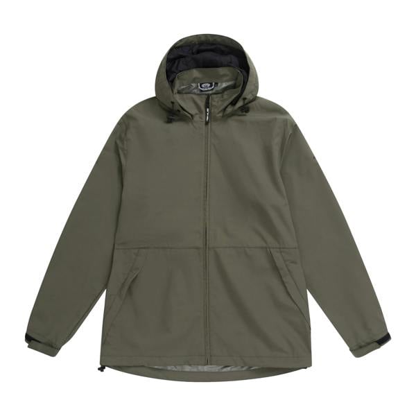Animal Mens Pace Packable Waterproof Jacket - Khaki Green - 