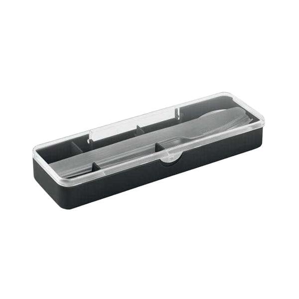 MidOcean Stainless Steel Cutlery Set - Black - 
