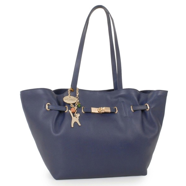Catwalk Collection Handbags Sylvie - Tote Bag - Blue